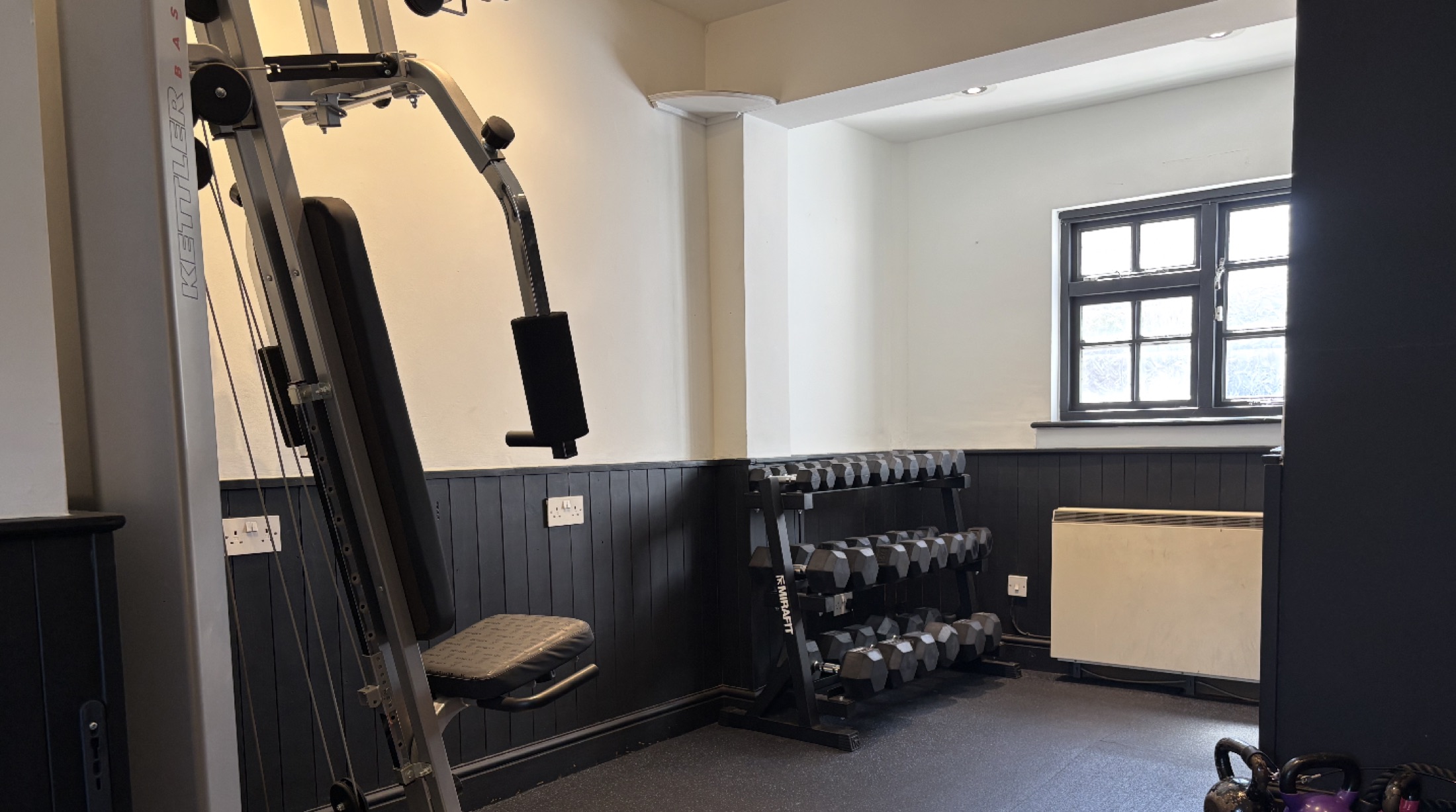 Inside Michael Dennison's private training studio in Saffron Walden